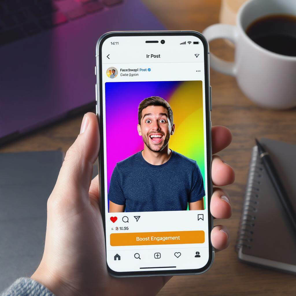 Boosting Social Media Engagement with GIF Face Swap